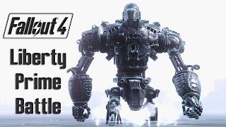 Liberty Prime Full Battle Scene Fallout 4