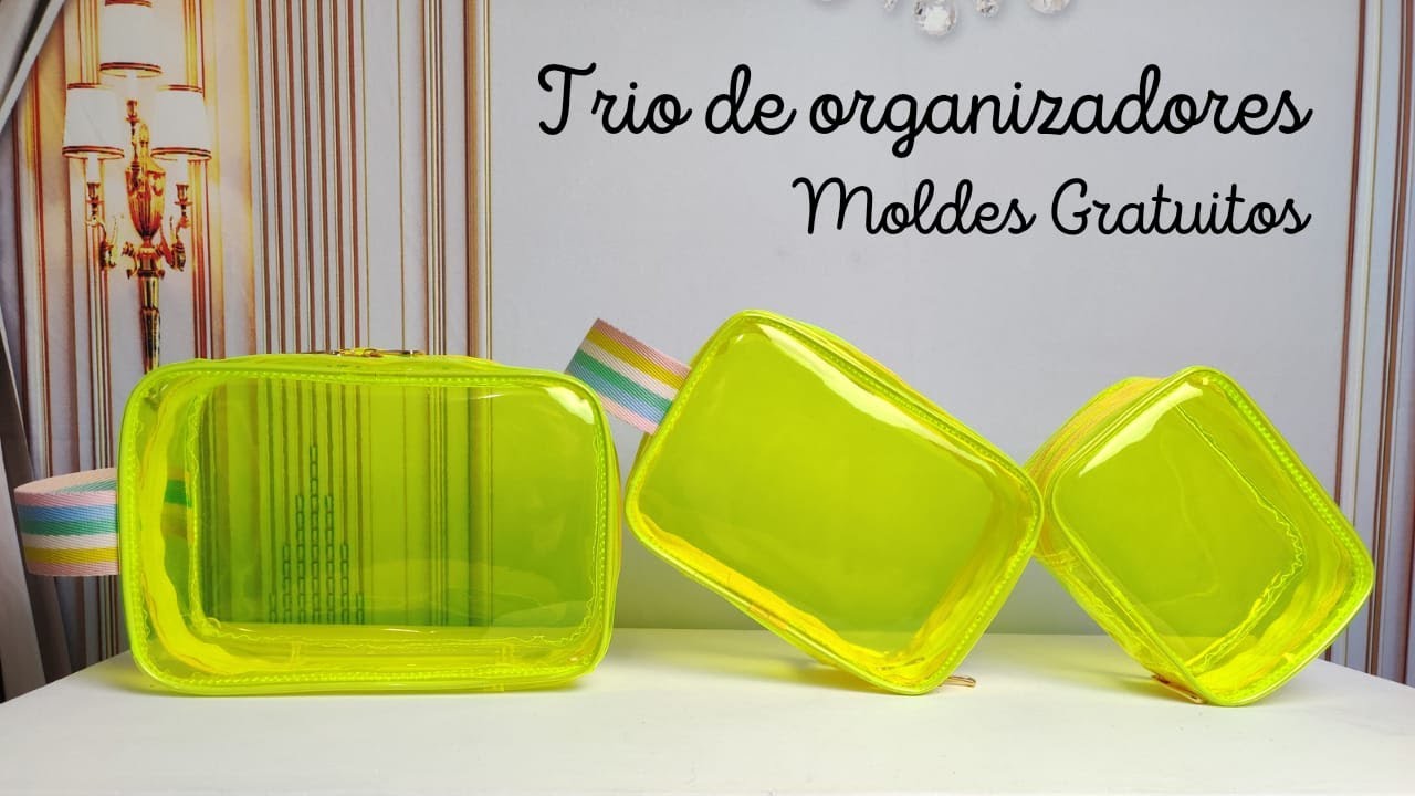 ORGANIZADORES FÁCIL EM 3 TAMANHOS - moldes grátis