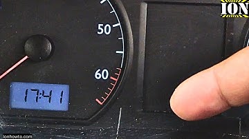 VW Polo 9N Mk4 Set Dash Clock Time