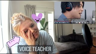 Voice Teacher Reacts  Yuuri  The First Take  Betelgeuse