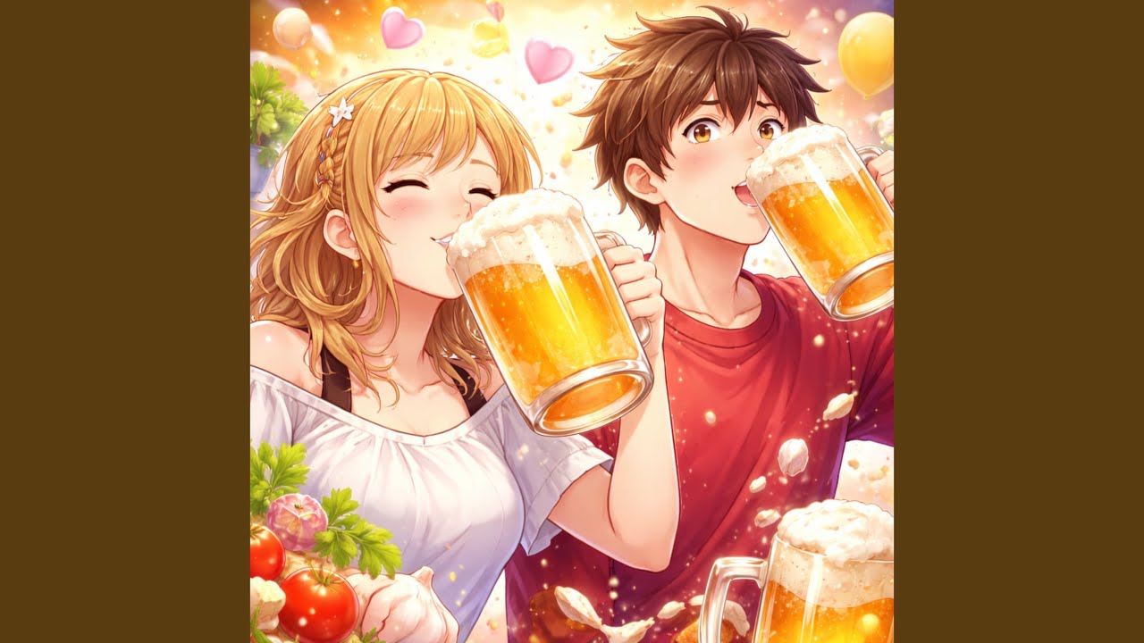 ビールグビグビ