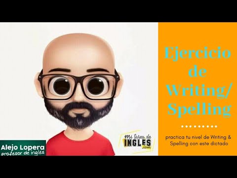 Ejercicio de WRITING/SPELLING en INGLÉS. Prueba tu nivel. alejandro dumas