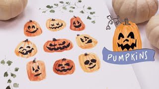 Information Silly Watercolor Pumpkin Ideas | 50 Ways to Fill A Sketchbook News