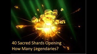 Raid OverSimplified: 40 Sacred Shards Opening -- How Many Legendary Champs?