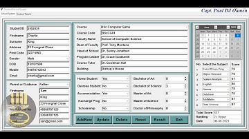 How to Create Student Database Management System Using MYSQL in Python - Part 2 of 6
