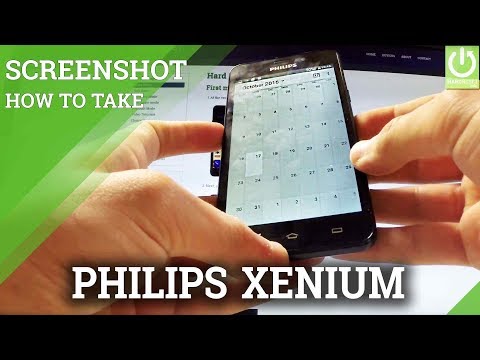 PRINT SCREEN PHILIPS Xenium - How to Take Screnshoot in PHILIPS