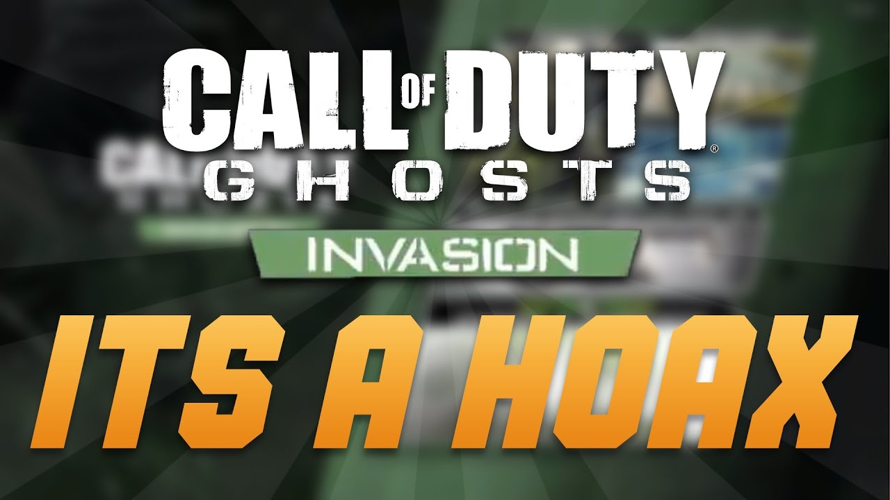 CoD: Ghosts - THE APRIL INVASION DLC "LEAK" IS A FAKE - WHY YOU SHOULD NOT BELIEVE IT AT ALL
