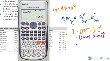 ⚗️ Predicting Precipitation Reactions by Comparing Q and Ksp