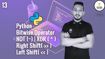 Python Bangla Tutorial 13 | Python Operators | Bitwise Operators | NOT | XOR | Right & Left Shift