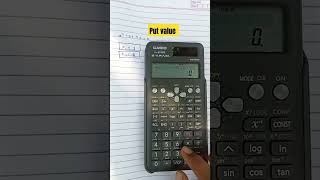 Solve Quadratic equation using Casio Fx-991MS calculator | factors find using calculator 🔥🔥👈😎