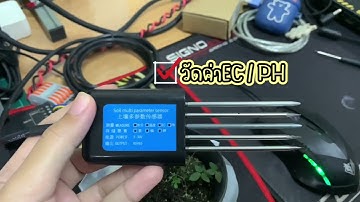 Sensor Soil 7in1 เซนเซอร์วัดค่าแบบครบทุกคุณสมบัติพื้นฐานของดิน THPHECNPK RS485 Modbus RTU