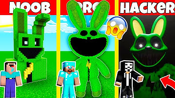 HOPPY HOPSCOTCH POPPY PLAYTIME CHAPTER 3 DEEP SLEEP HOUSE BUILD CHALLENGE - NOOB vs PRO vs HACKER