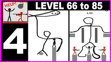Save the Stickman - Pull Him Out Game level 66 to 85 - Gameplay Walkthrough Part 4 all levels