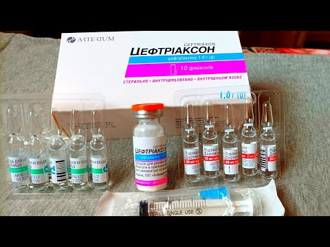Как развести Цефтриаксон. Цефтриаксон + лидокаин + вода.