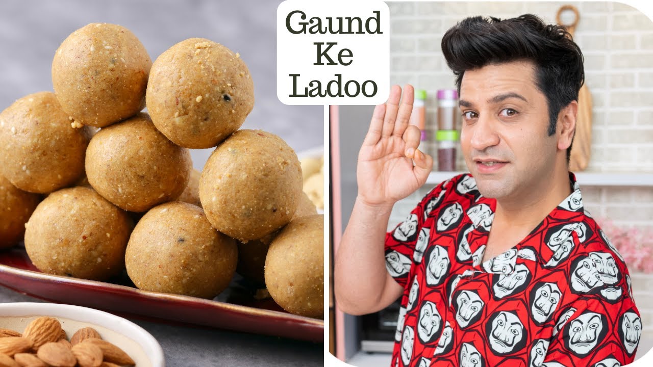 Gaund Dry Fruits Laddoo | Healthy Dry Fruit Laddu | Aata Pinni | Kunal Kapur Winter Special Recipe