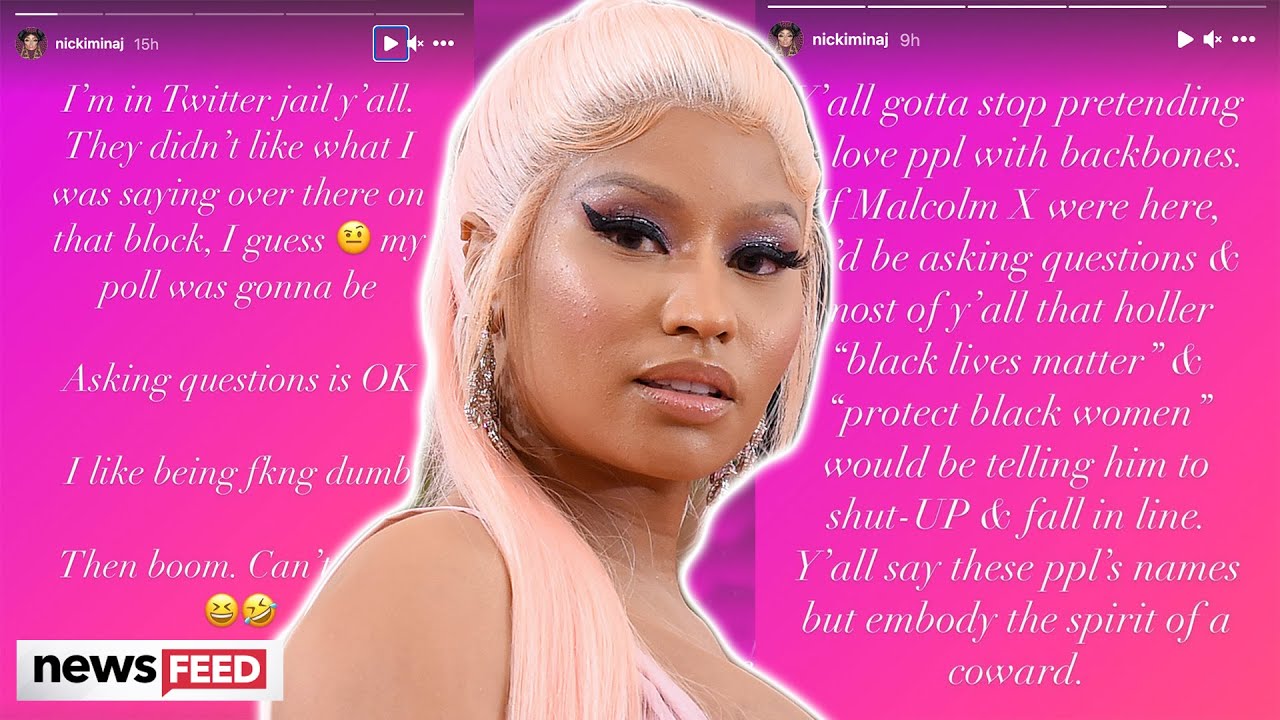 Nicki Minaj BANNED From Twitter After Vaccine Tweets Go Viral?!