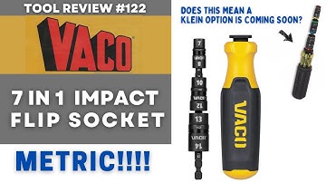 METRIC Flip Socket!  VACO 7-1 Impact Flip Socket... Does that Mean Klein is Next? #tools #klein