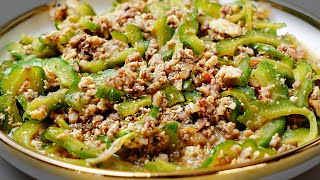 GAWIN MO ITO NEXT TIME NA MAGLULUTO KA NG GINISANG AMPALAYA! SIGURADONG MAPAPARAMI KA NG KAIN!!!