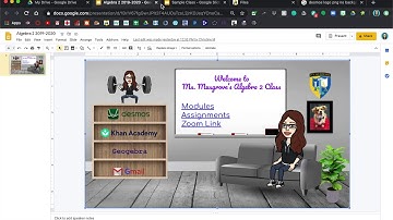 Canvas Home Page Tutorial Using Google Slides