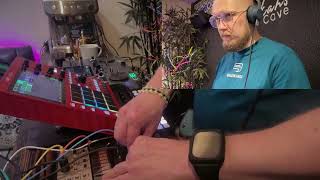 Torso T1 + volca NuBass + Akai MPC One+ / B-day jam