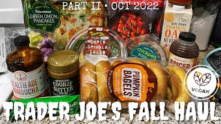 trader joe’s vegan fall haul PART 2 | vlogtober day 8