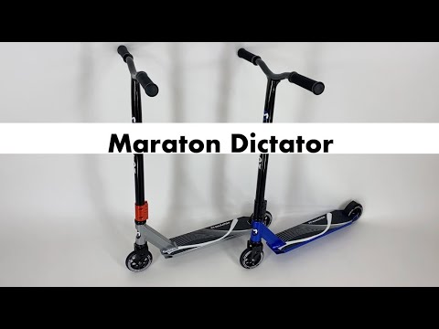 Самокат Maraton Dictator трюковий синій, видео 1