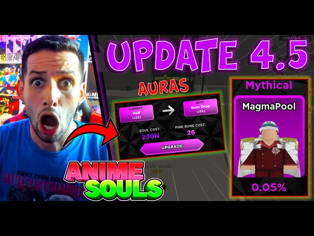 New AURAS Update - 50+ SKILL SPIN CODES & My OWN CODE, Anime Souls  Simulator