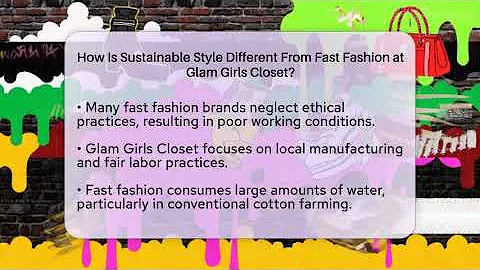 How Is Sustainable Style Different From Fast Fashion at Glam Girls Closet? - Glam Girl's Closet