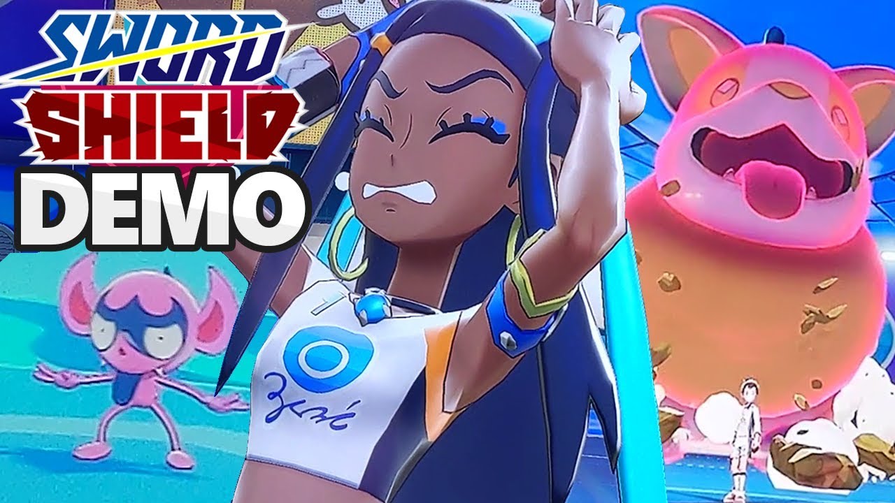 Pokémon Sword And Shield E3 Demo Gameplay Yamper Impadimp Nessa Revealed