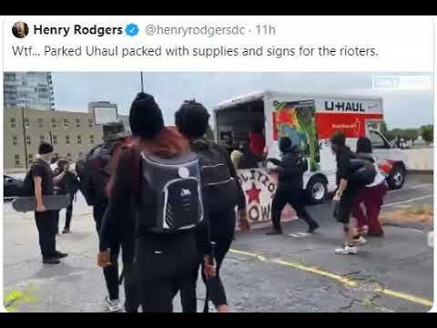 Supplies lifted from UHaul for riot