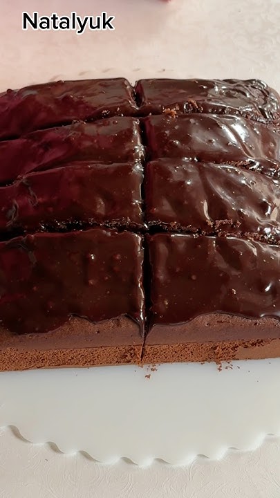 НЕВЕРОЯТНО ВЛАЖНЫЙ И МЯГКИЙ ШОКОЛАДНЫЙ ПИРОГ БРАУНИ #tasty #viralshort ...