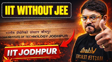 IIT without JEE😱 | IIT JODHPUR | AI & Data Science | Harsh Sir