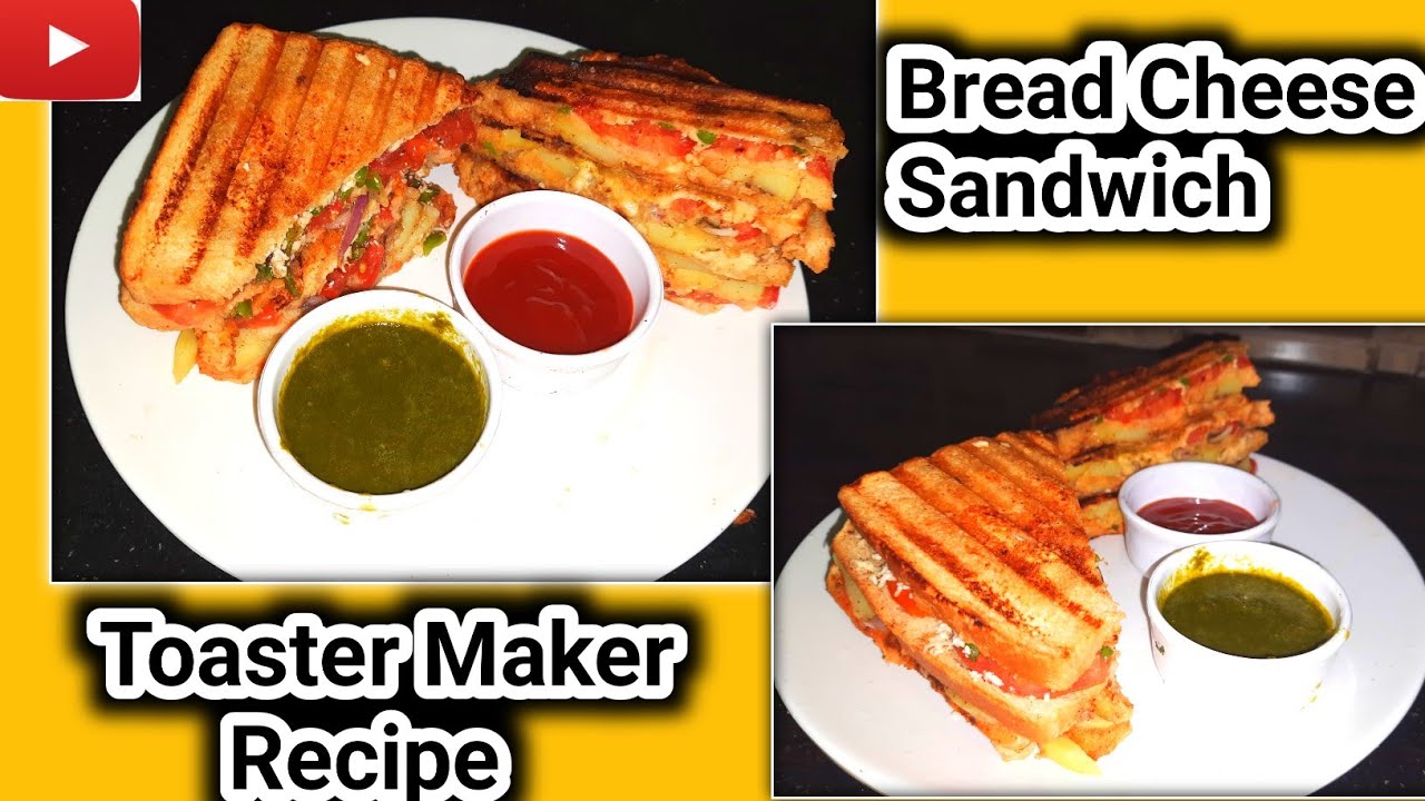 How to make Bread Cheese Sandwich Recipe on toaster maker in hindi@mummykitastyrecipes