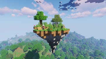 Building a Floating Island - Creative Minecraft