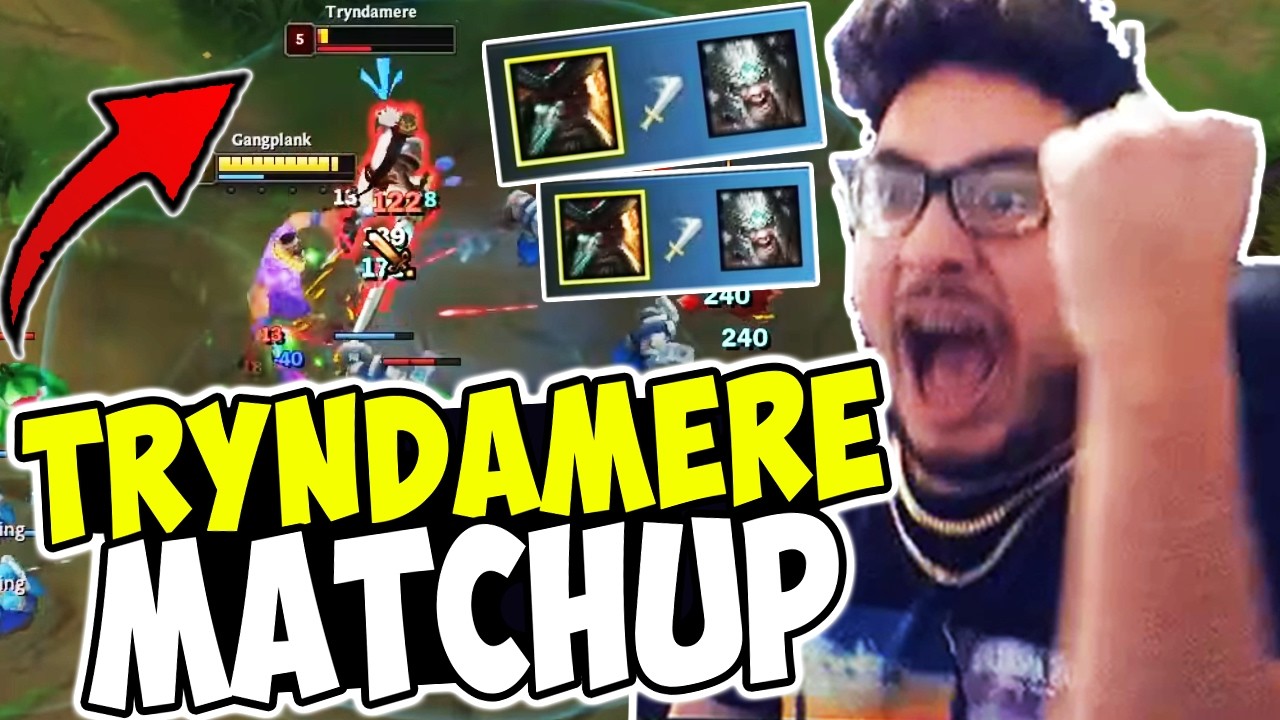 DESTROYING a TRYNDAMERE ONE-TRICK In CHALLENGER