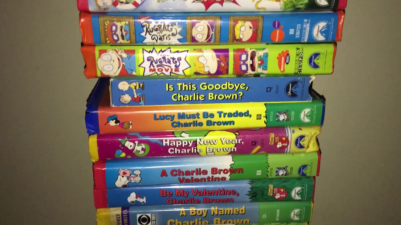 My Peanuts Charlie Brown VHS, DVD, And BluRay Collection Linus Lucy