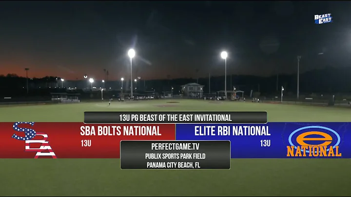 13U Beast of the East CHAMPIONSHIP | SBA Bolts National vs Elite RBI National HIGHLIGHTS