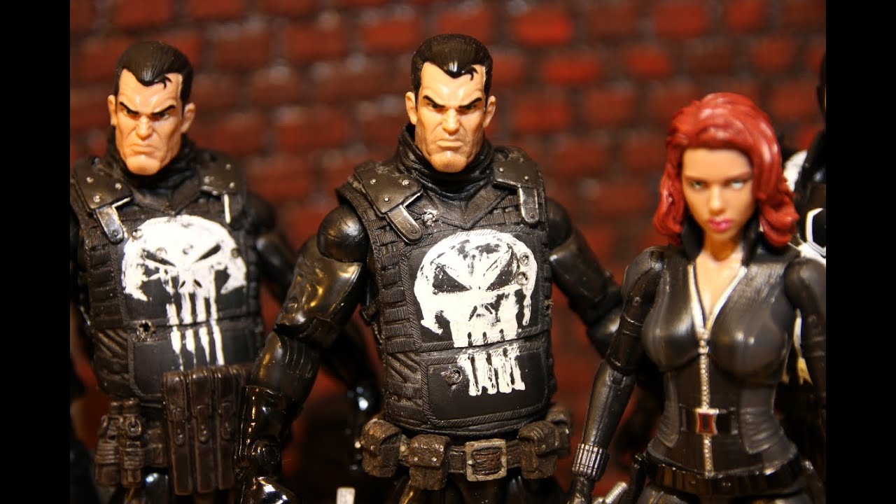 custom marvel legends punisher