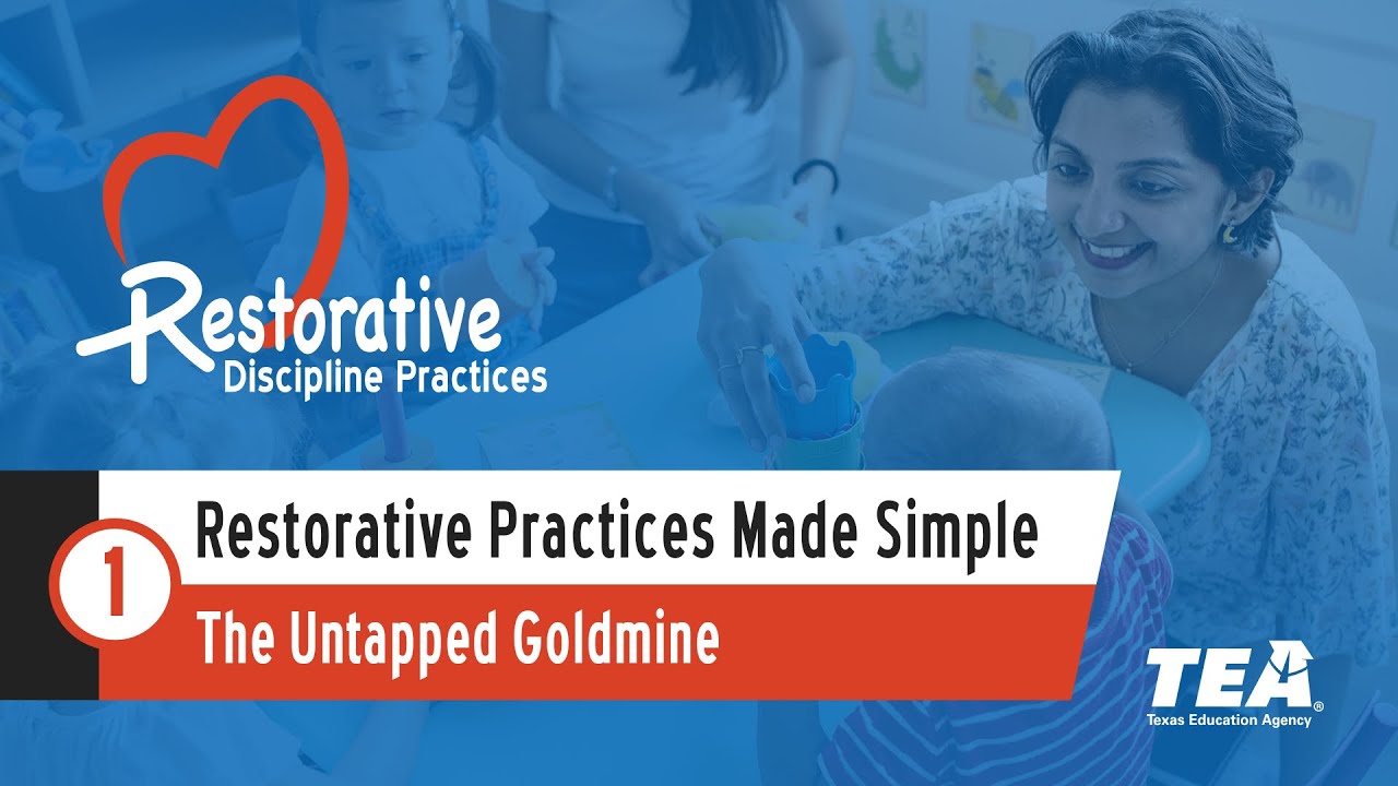 Restorative Practices Made Simple - 1 - The Untapped Goldmine - YouTube