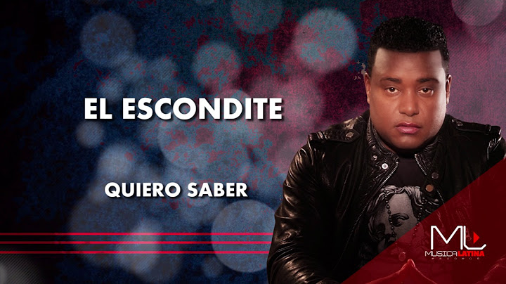 Luis Miguel del Amargue - Bachata  El Escondite