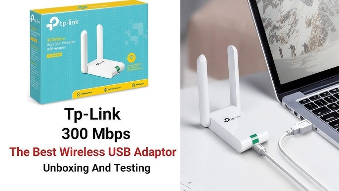 How to Use TP-LINK Wireless N USB Adapter 300Mbps - TL-WN821N - White -  YouTube