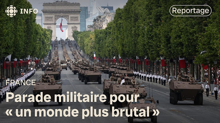 Démonstration de force sur les Champs-Élysées pour la fête nationale française