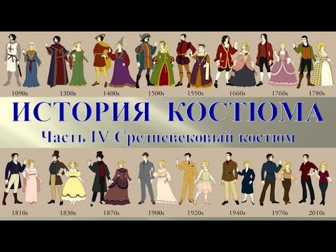 История костюма часть 4 - Средневековая одежда