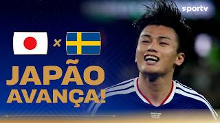 JAPÃO 1 X 1 SUÉCIA | JAPÃO VAI ENCARAR O BRASIL | Giro da Rodada | Copa do Mundo 2026 | sportv