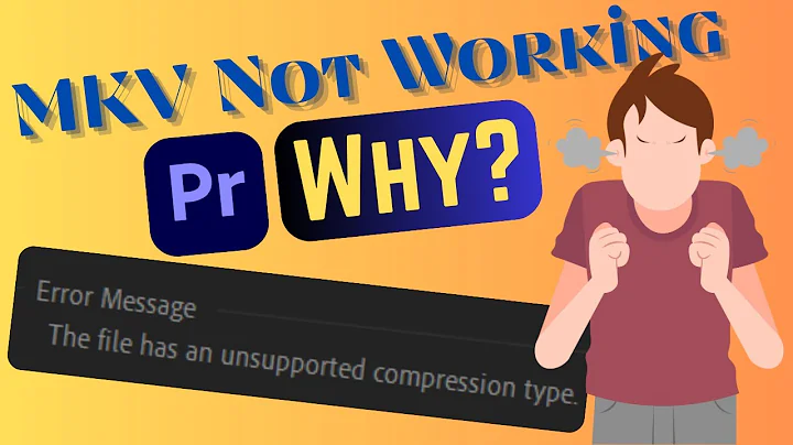 Fixing Unsupported Compression error: MKV to MP4 | Premiere Pro | Tutorial