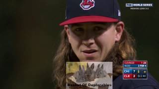 Anthony Rizzo HOME RUN DOUBLE World Series Game 6 Chicago Cubs Cleveland Indians 9-2 - HD 2016 NOV 1
