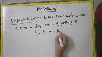 Chapter 15 - Probability - Exercise 15.1 - Impossible event, Certain Event (Sure Event)