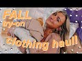 fall try-on clothing haul ft. hello molly