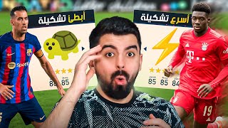 أسرع تشكيلة بالعالم ضد أبطئ تشكيلة بالعالم! ⚡️🐢 FIFA