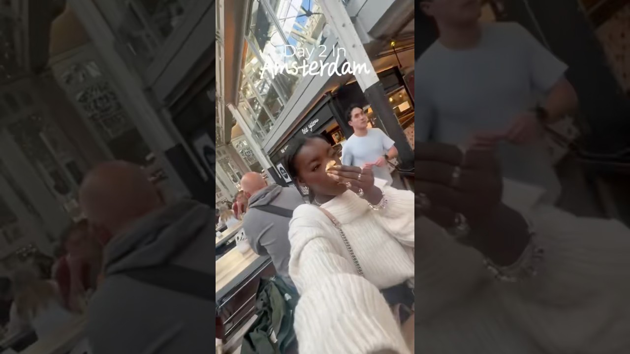 Day 2 in Amsterdam vlogggg (full vlog on my channel)